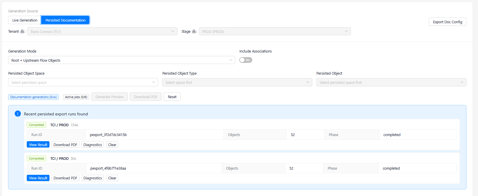 Generating PDF documentation